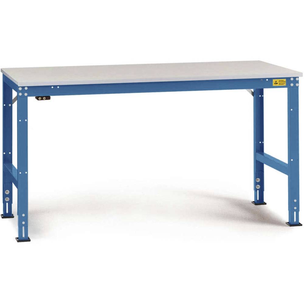 Manuflex LU4006.5007 ESD ESD pracovní stůl Univerzální standardní základní stůl s plastové desky, Šxhxv = 1000 x 600 x 7