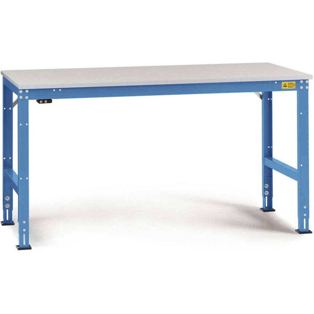 Manuflex LU4136.5012 ESD ESD pracovní stůl Univerzální standardní základní stůl s plastové desky, Šxhxv = 2000 x 1200 x