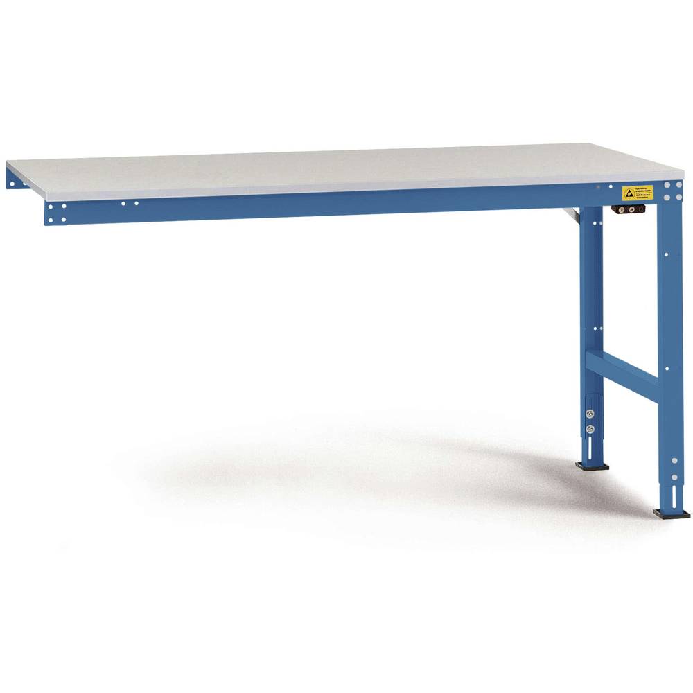Manuflex LU6078.5007 ESD ESD pracovní stůl Univerzální standardní Přístavný stůl s Melaminplatte, Šxhxv = 1500 x 1200 x