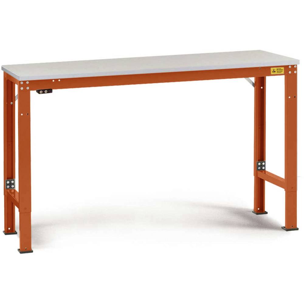 Manuflex LU7106.2001 ESD ESD pracovní stůl univerzální speciální základní stůl s plastové desky, Šxhxv = 1750 x 1200 x 7
