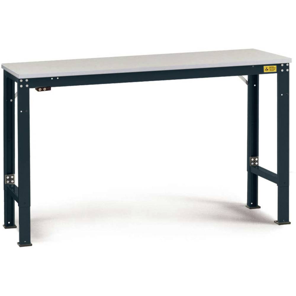 Manuflex LU7056.7016 ESD ESD pracovní stůl univerzální speciální základní stůl s plastové desky, Šxhxv = 1500 x 800 x 72