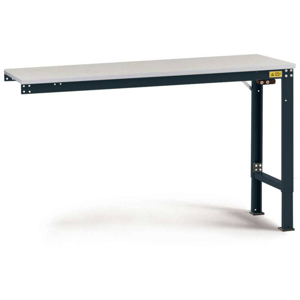 Manuflex LU8086.7016 ESD ESD pracovní stůl univerzální speciální Přístavný stůl s plastové desky, Šxhxv = 1750 x 800 x 7