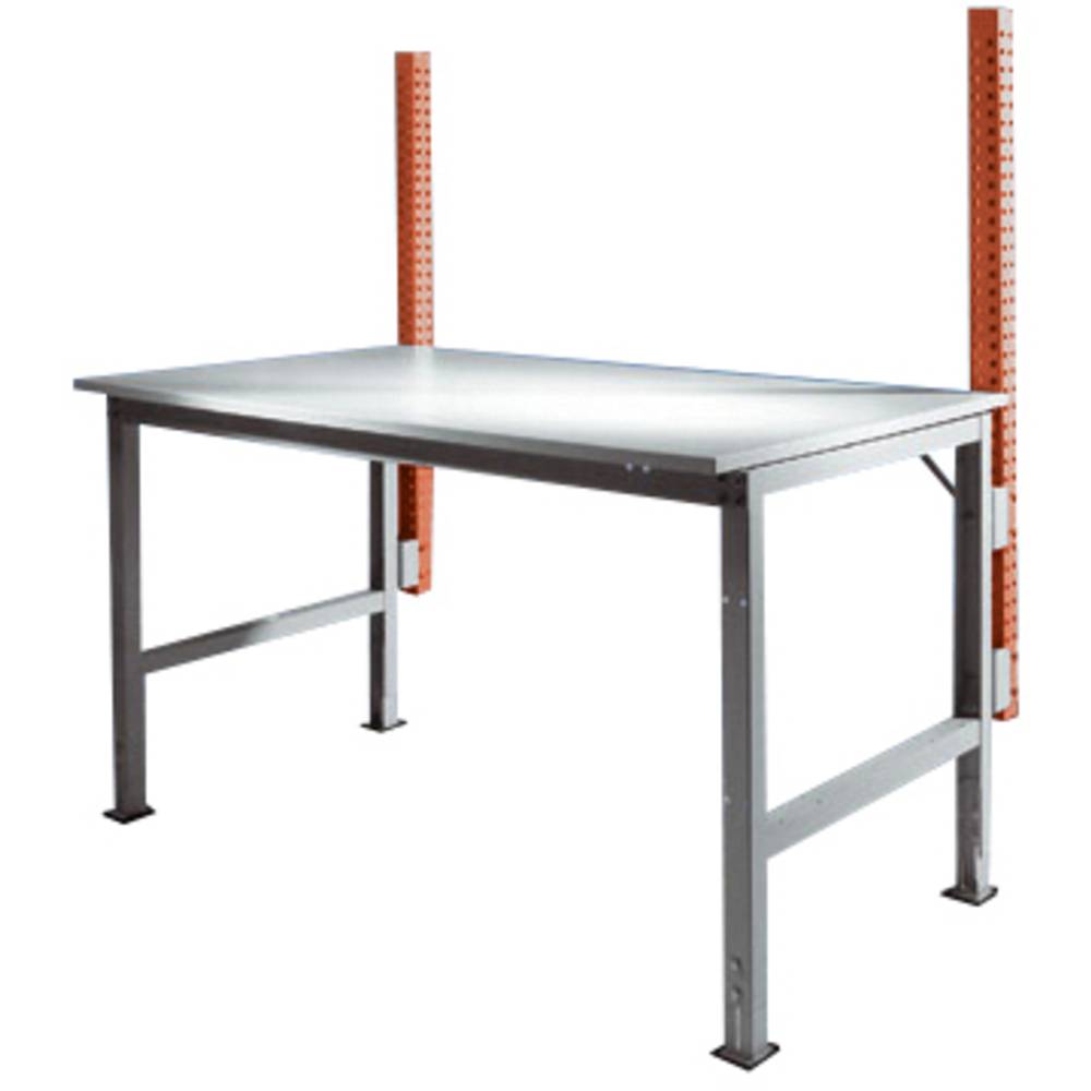 Manuflex ZB3782.2001 Vestavná konstrukce sloupek pro univerzální + PROFI standardní montážní stůl, Nutzhohe 600 mm