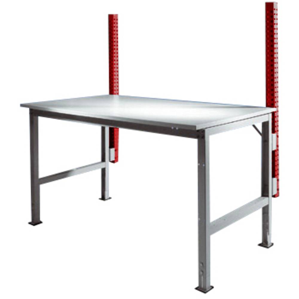 Manuflex ZB3782.3003 Vestavná konstrukce sloupek pro univerzální + PROFI standardní montážní stůl, Nutzhohe 600 mm