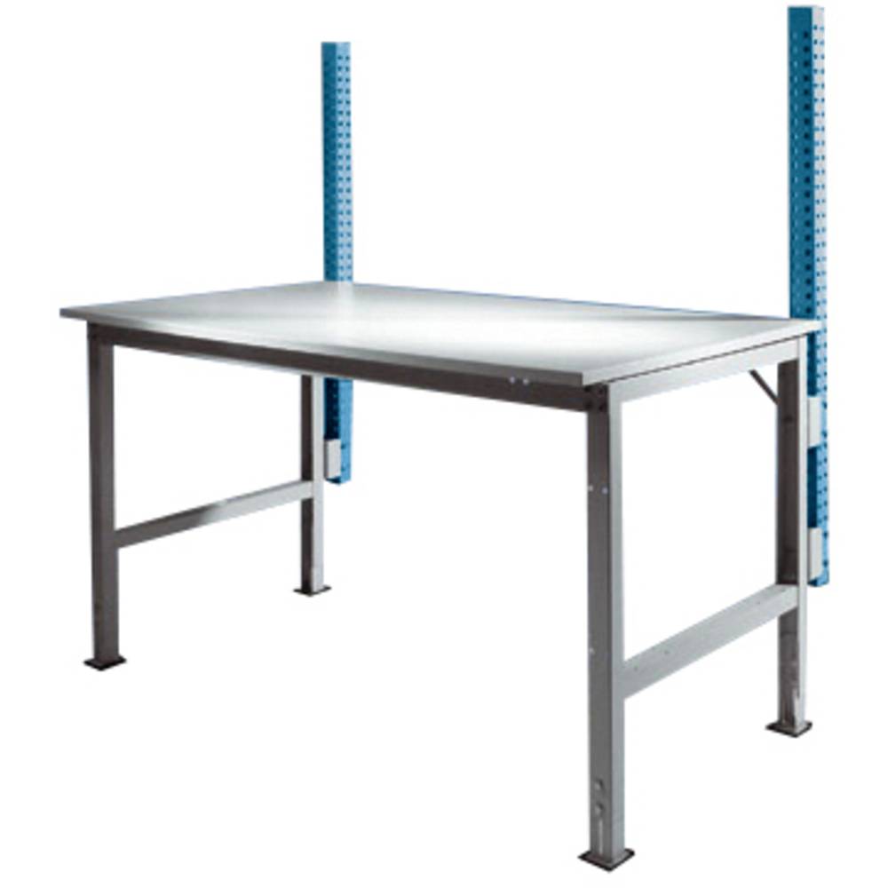 Manuflex ZB3782.5007 Vestavná konstrukce sloupek pro univerzální + PROFI standardní montážní stůl, Nutzhohe 600 mm