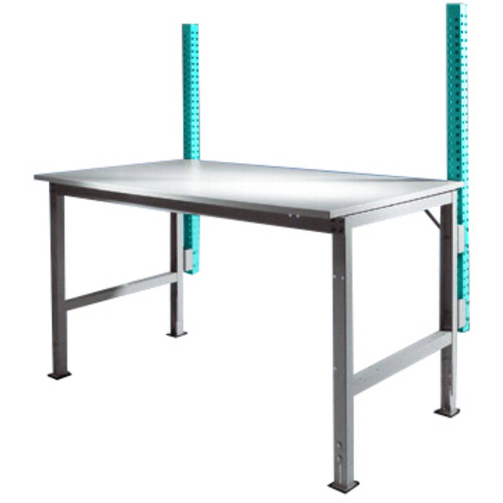 Manuflex ZB3782.5021 Vestavná konstrukce sloupek pro univerzální + PROFI standardní montážní stůl, Nutzhohe 600 mm