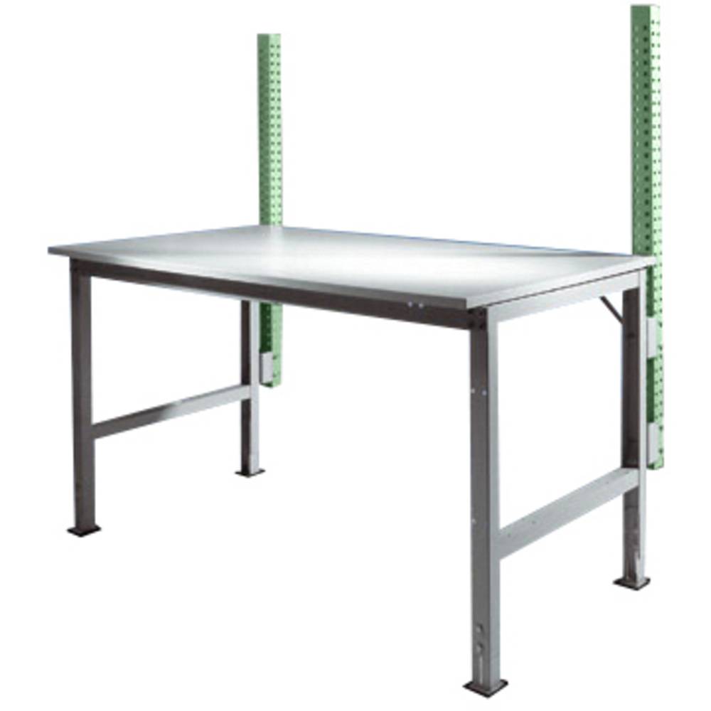 Manuflex ZB3782.6011 Vestavná konstrukce sloupek pro univerzální + PROFI standardní montážní stůl, Nutzhohe 600 mm