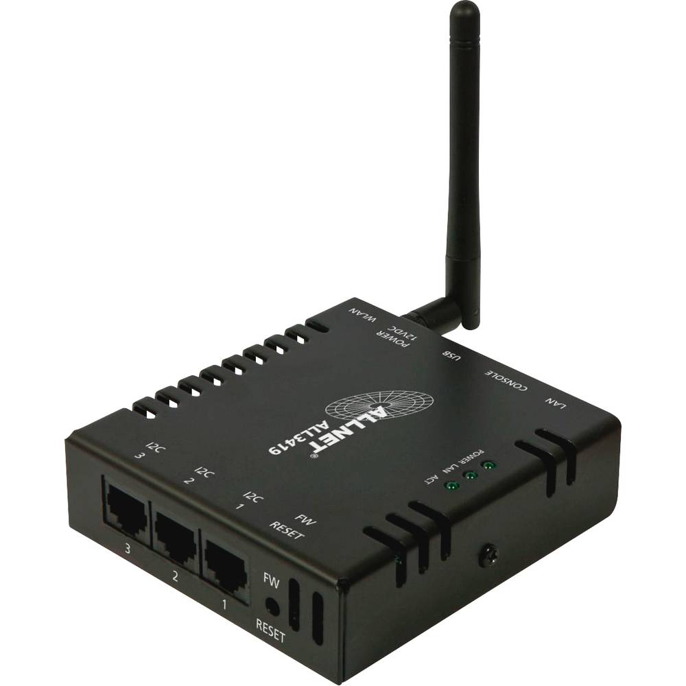 Allnet ALL3419 Wi-Fi USB server LAN (až 100 Mbit/s), RJ45 , USB 2.0