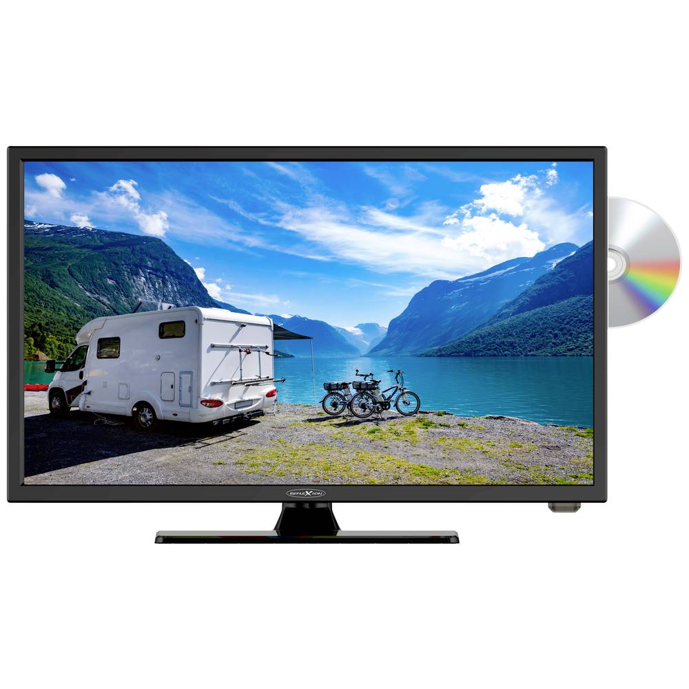 Reflexion LED TV 22 palec Energetická třída (EEK2021) F (A - G) CI+, DVB-C, DVB-S2, DVBT2 HD, DVD-Player, Full HD černá
