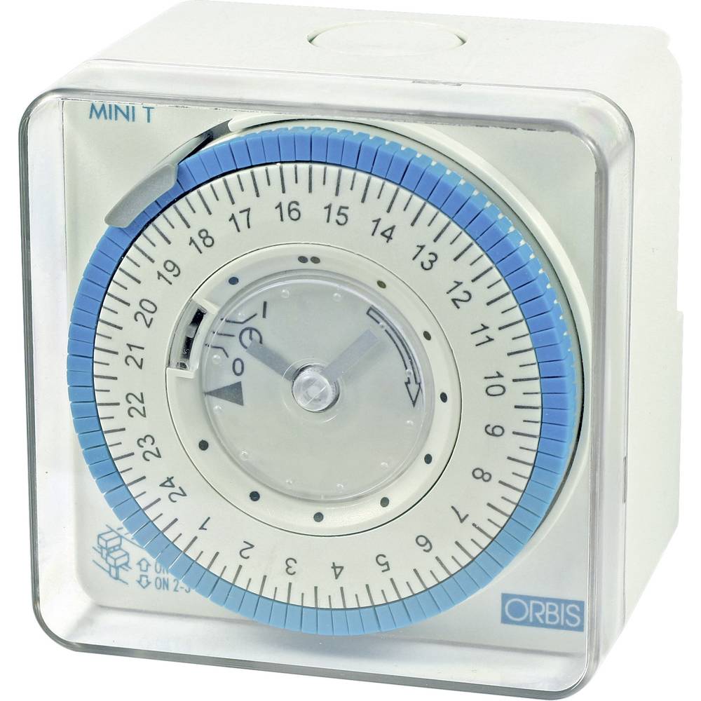 časovač na omítku ORBIS Zeitschalttechnik MINI T-D 230 V OB251032, analogový, 1 x přepínač