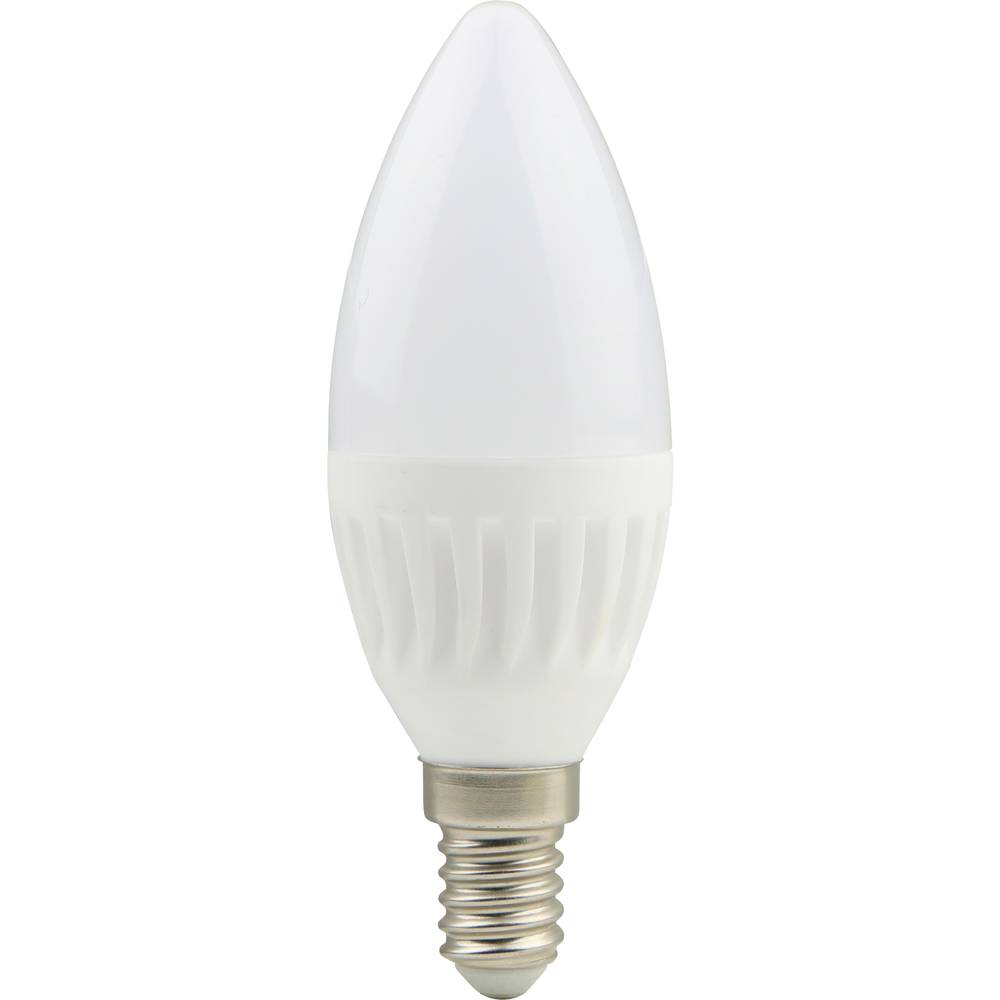 LightMe LM85373 LED Energetická třída (EEK2021) E (A - G) E14 svíčkový tvar 8 W = 66 W teplá bílá (Ø x d) 37 mm x 110 mm