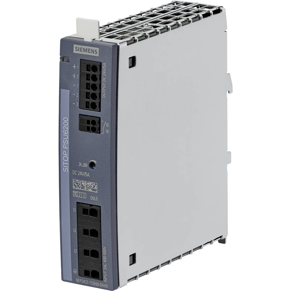 Siemens SITOP PSU6200 6EP3433-7SB00-0AX0 síťový zdroj na DIN lištu, 5 A, 120 W, výstup 1 x
