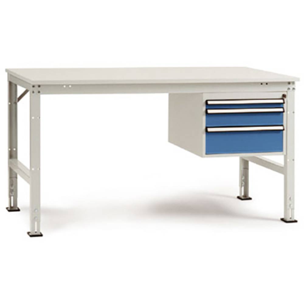 Manuflex AU5521.0001 Kompletní pracovní stůl základní Univerzální standardní s Melamin-Platte, Šxhxv = 1500 x 800 x 760-