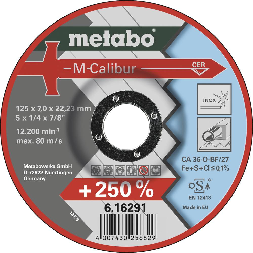 Metabo M-Calibur 616291000 řezný kotouč lomený 125 mm 25 ks