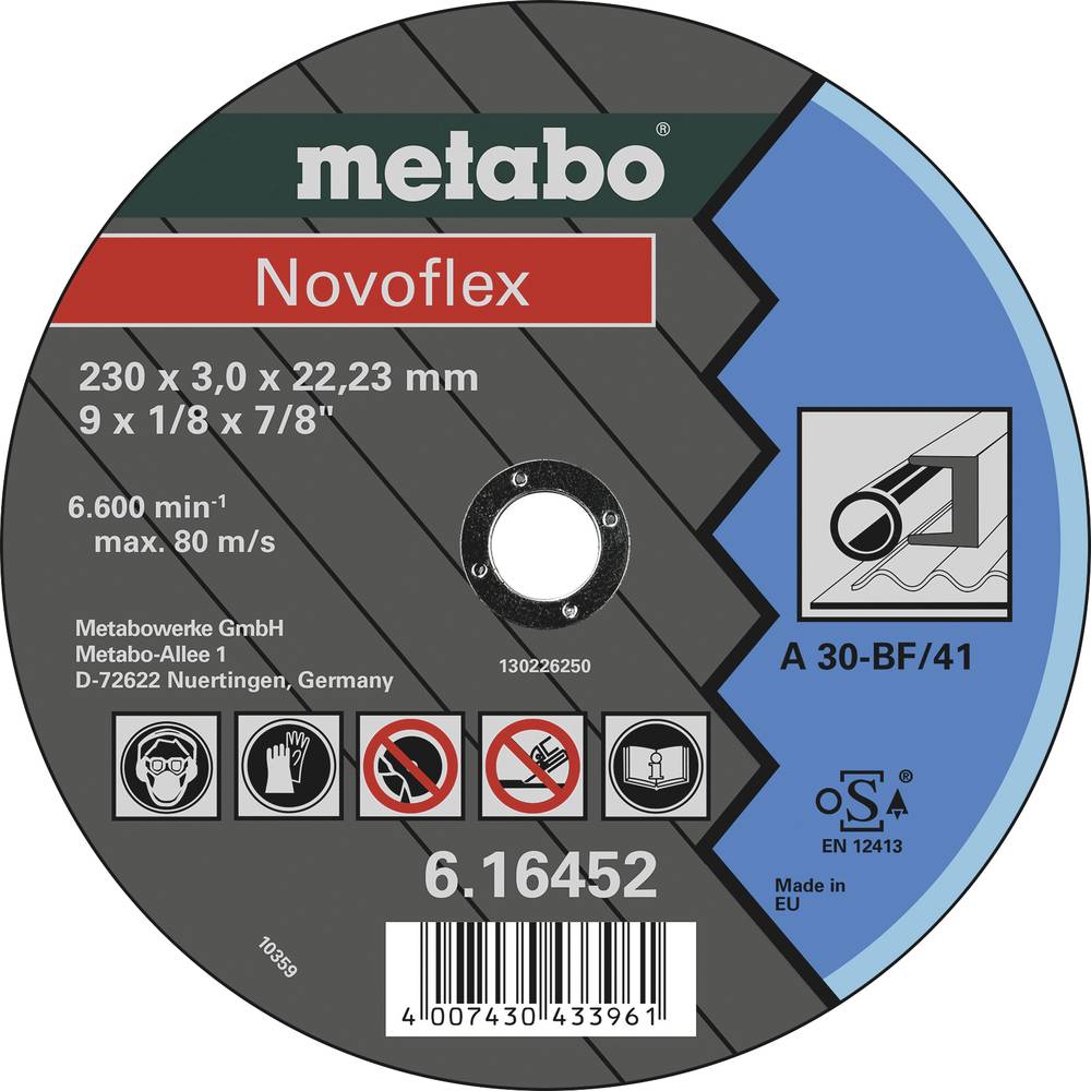 Metabo Novoflex 616452000 řezný kotouč rovný 230 mm 25 ks kov