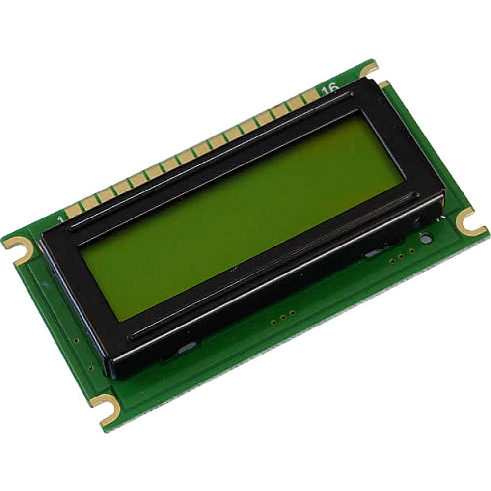 Display Elektronik LCD displej žlutozelená (š x v x h) 60 x 33 x 8.7 mm