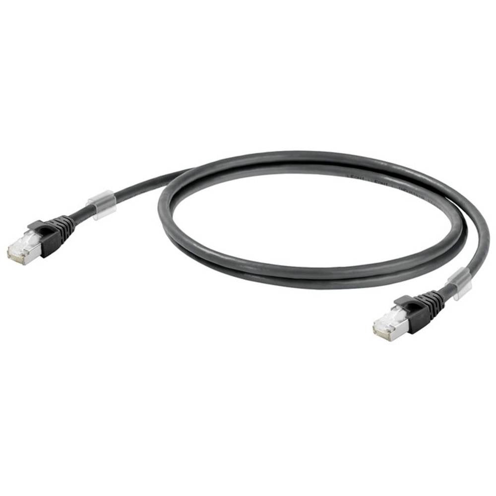 Weidmüller 1251610070 RJ45 síťové kabely, propojovací kabely CAT 6A S/FTP 7.00 m černá samozhášecí 1 ks