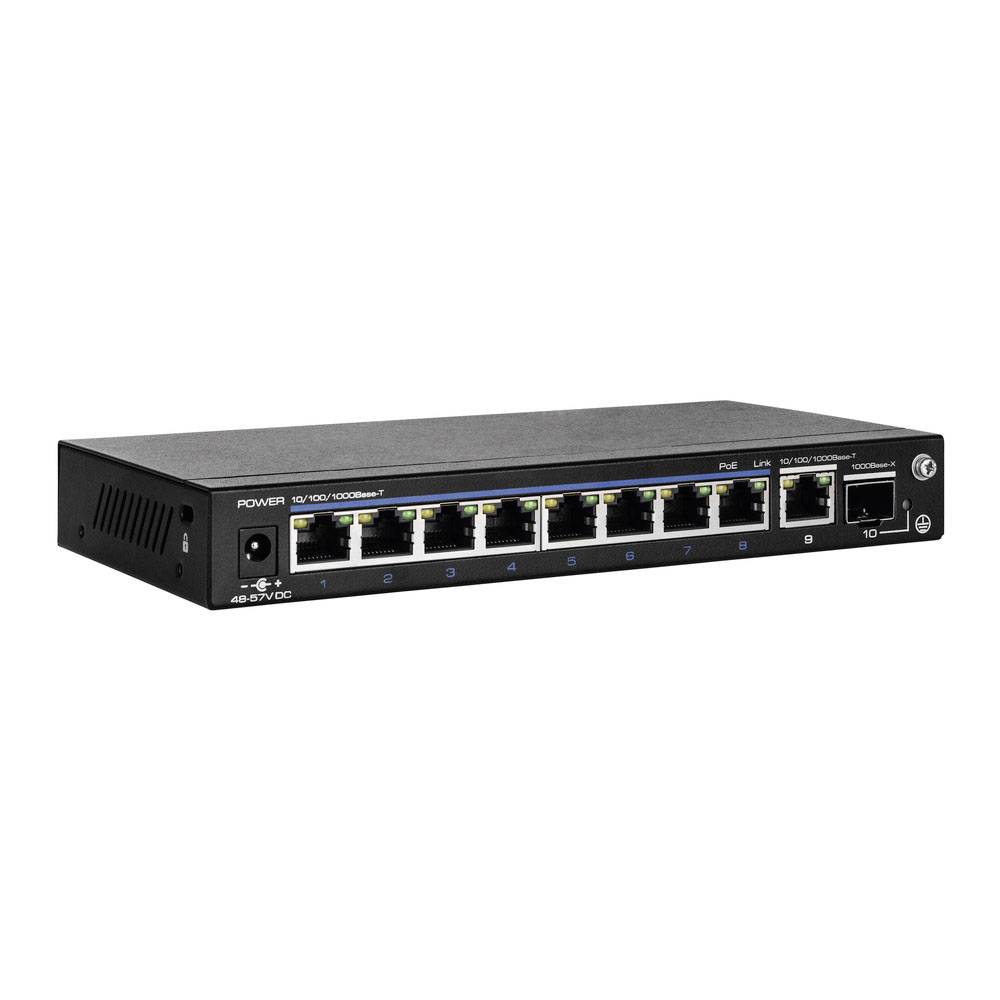 ABUS ABUS Security-Center síťový switch, 8 portů, funkce PoE