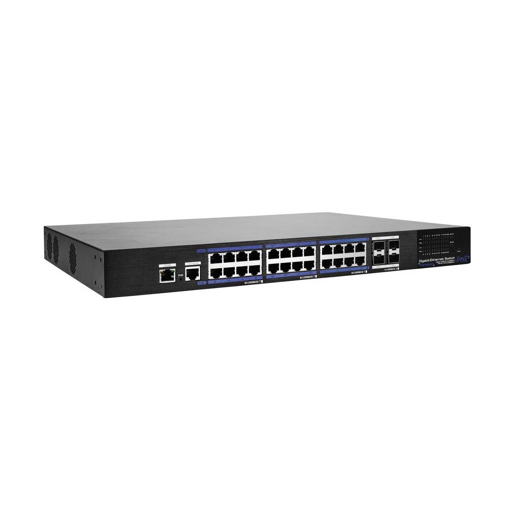ABUS ABUS Security-Center 19 síťový switch, 24 portů, funkce PoE