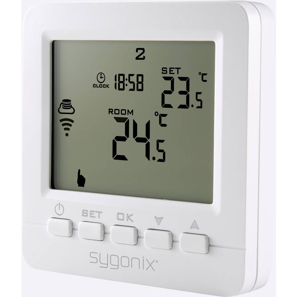 Sygonix SY-4500820 bezdrátový termostat pod omítku týdenní program