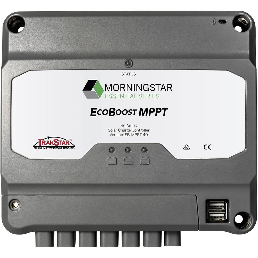 Morningstar EcoBoost solární regulátor nabíjení MPPT 12 V, 24 V 20 A