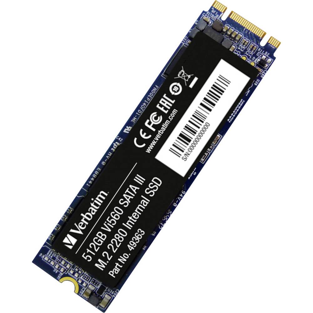 Verbatim Vi560 512 GB interní SSD disk SATA M.2 2280 M.2 SATA 6 Gb/s Retail 49363