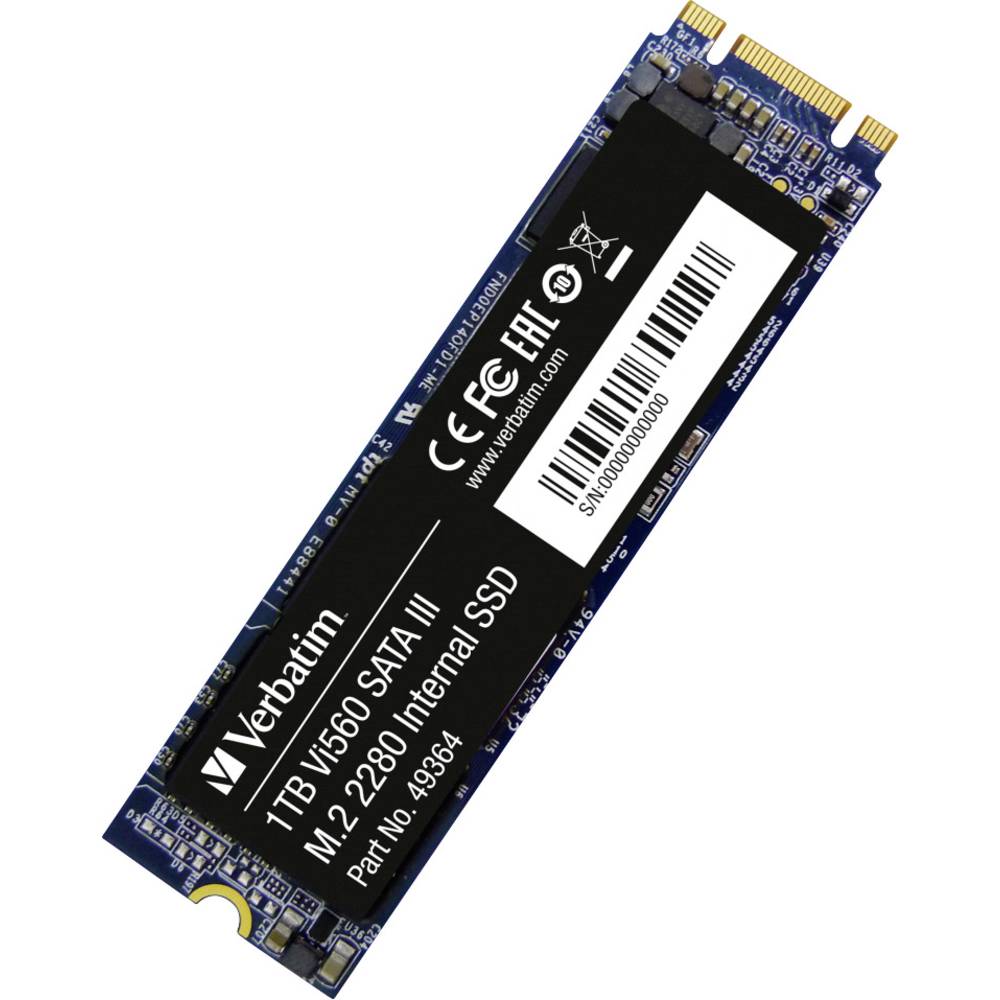 Verbatim Vi560 1 TB interní SSD disk SATA M.2 2280 M.2 SATA 6 Gb/s Retail 49364