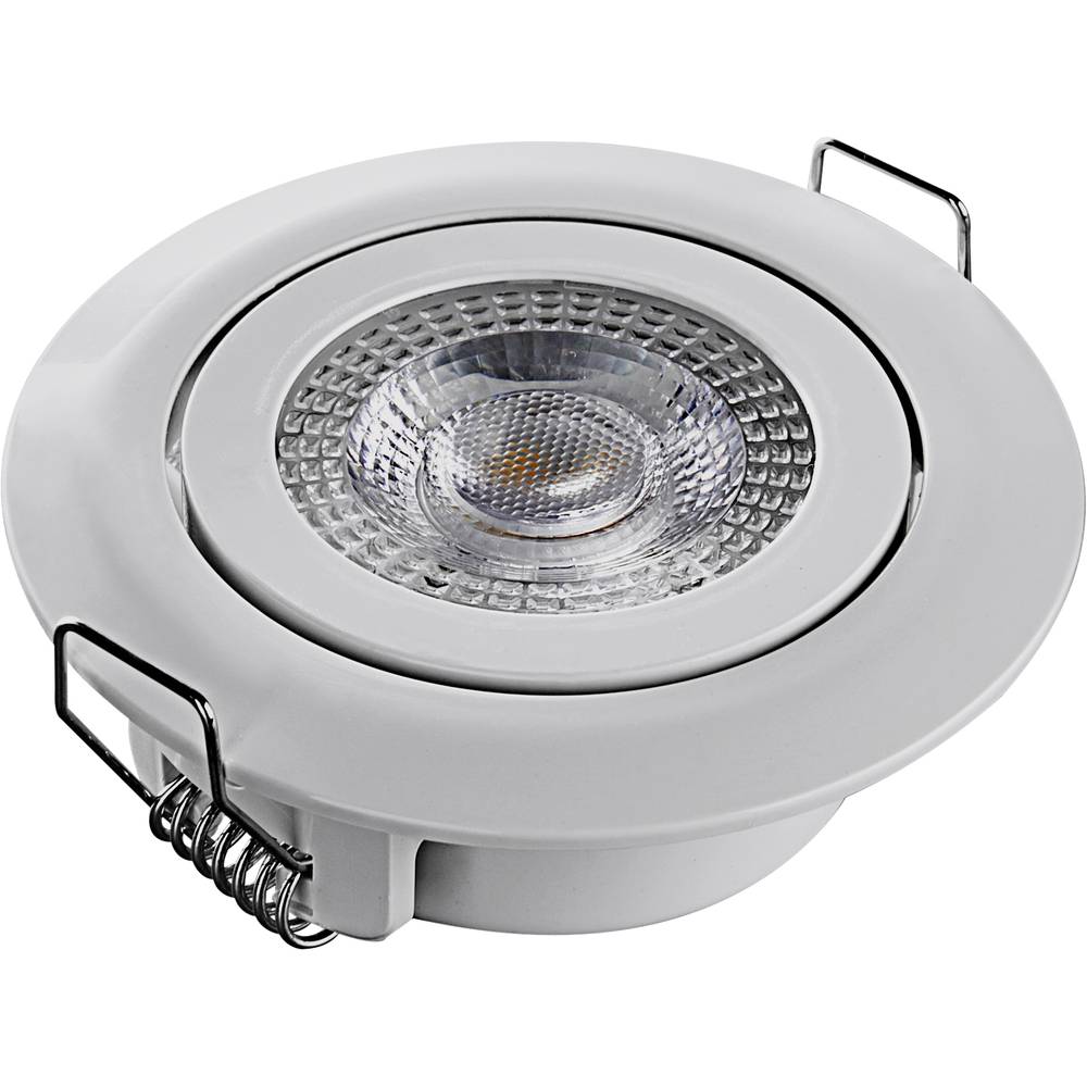 Heitronic 500665 DL7202 LED vestavné svítidlo, LED, pevně vestavěné LED, 5 W, bílá