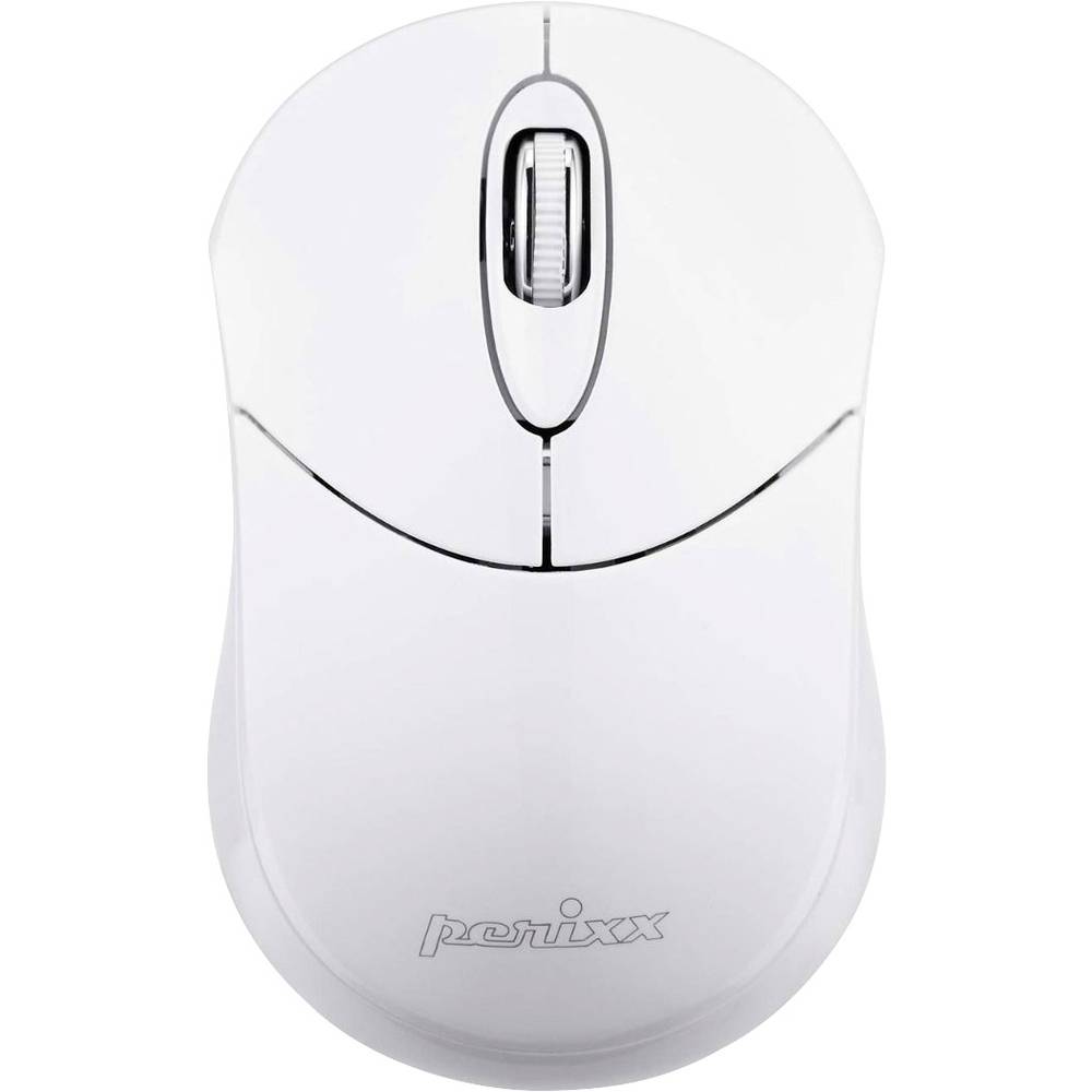 Perixx PERIMICE-802 W drátová myš Bluetooth® optická bílá 3 tlačítko 1000 dpi