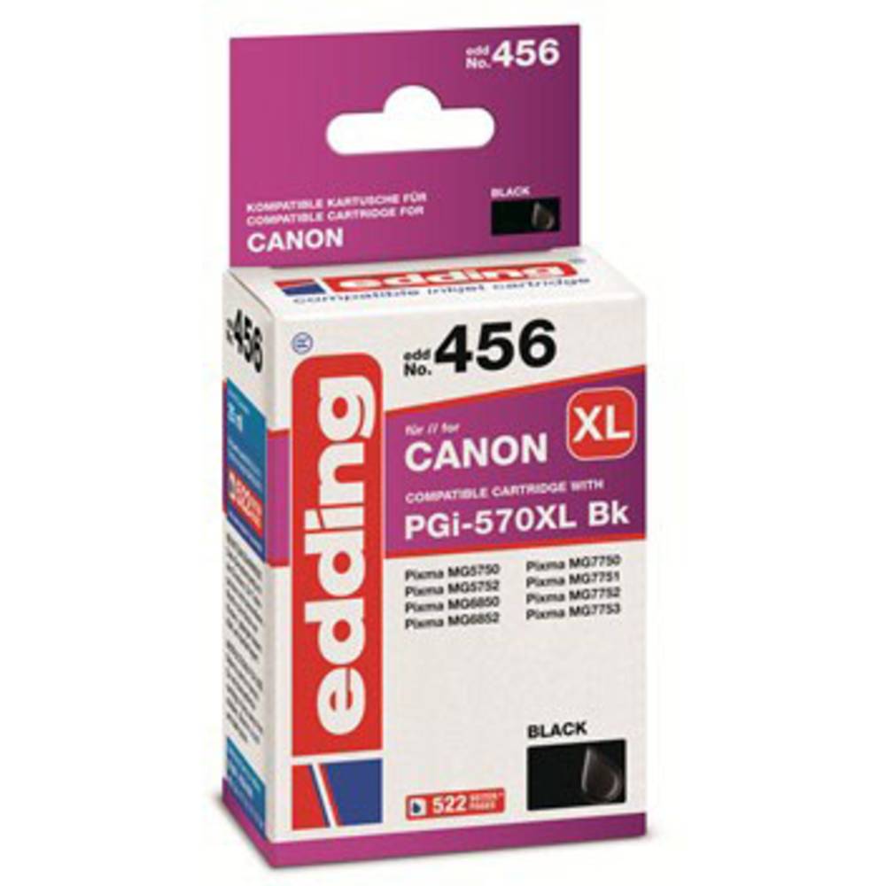 Edding Ink náhradní Canon PGI-570PGBK XL kompatibilní černá EDD-456 18-456