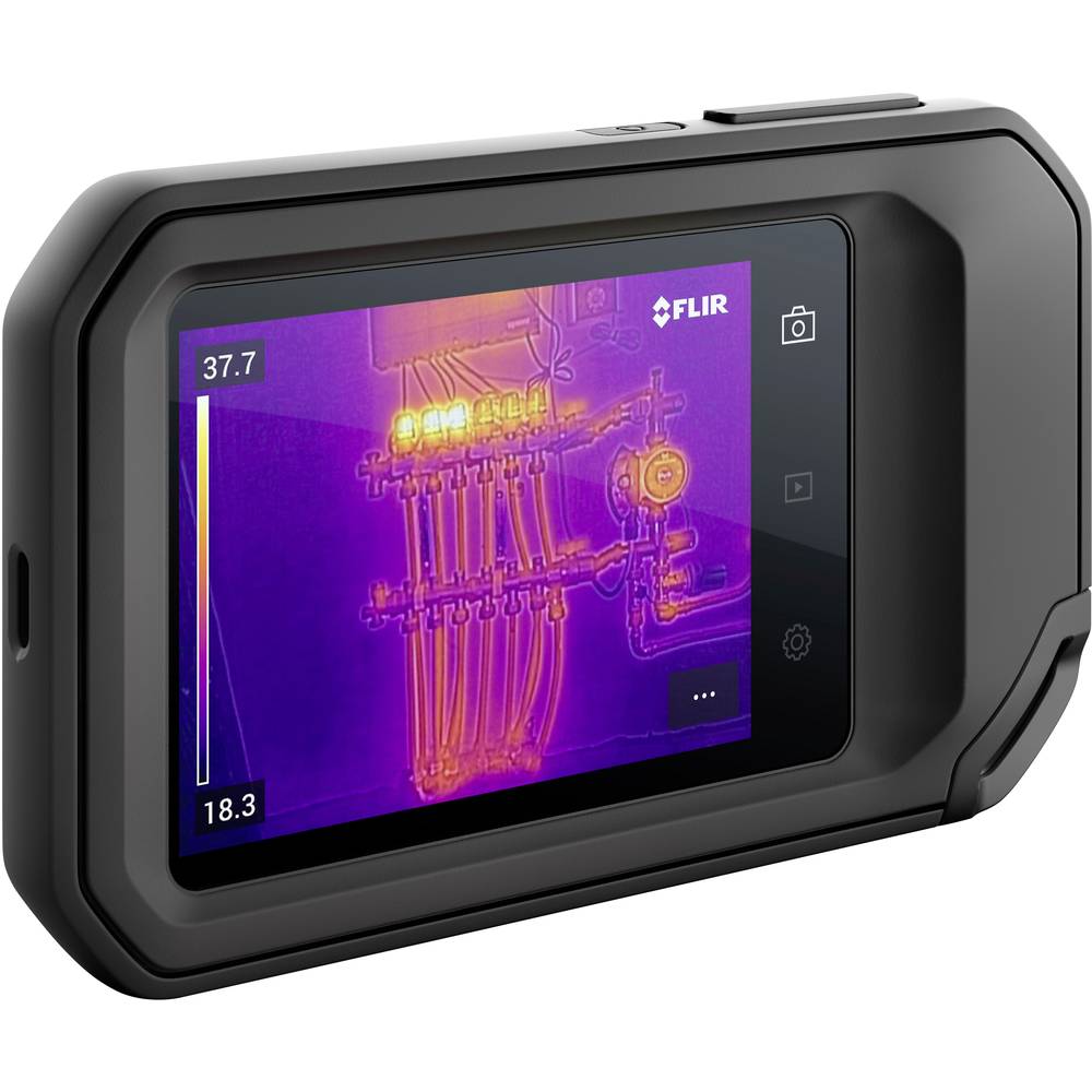 FLIR C5 (Wi-Fi) termokamera, -20 do +400 °C, 8.7 Hz, MSX®, zabudovaná LED žárovka , integrovaná digitální kamera, Wi-Fi,