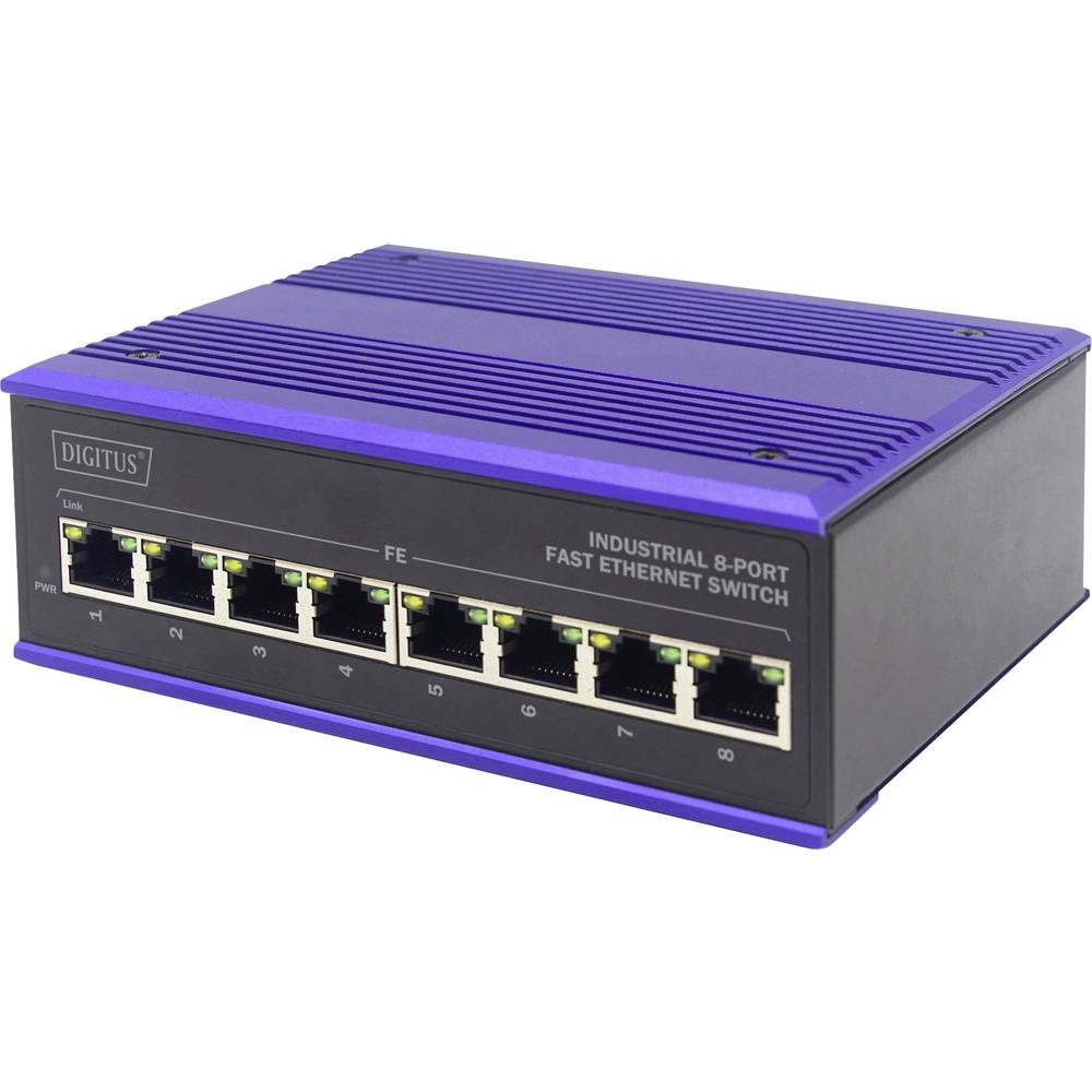 Digitus DN-650105 průmyslový ethernetový switch, 5 portů, 10 / 100 MBit/s