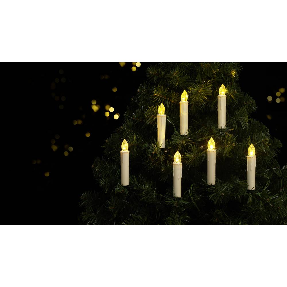 Sygonix SY-4531628 osvětlení na vánoční stromeček vnitřní na baterii Počet žárovek 20 LED teplá bílá