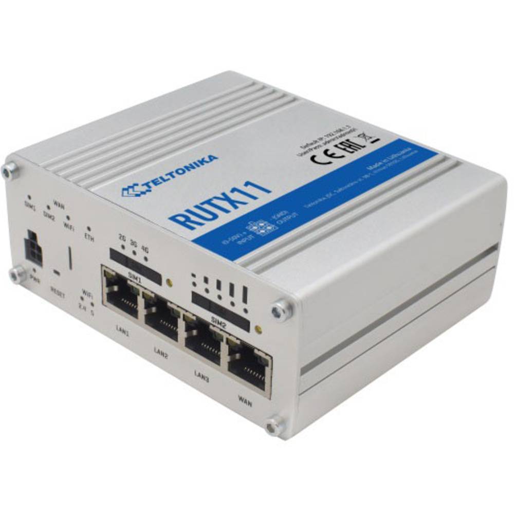 Teltonika RUTX11000000 Wi-Fi router Integrovaný modem: LTE 300 MBit/s