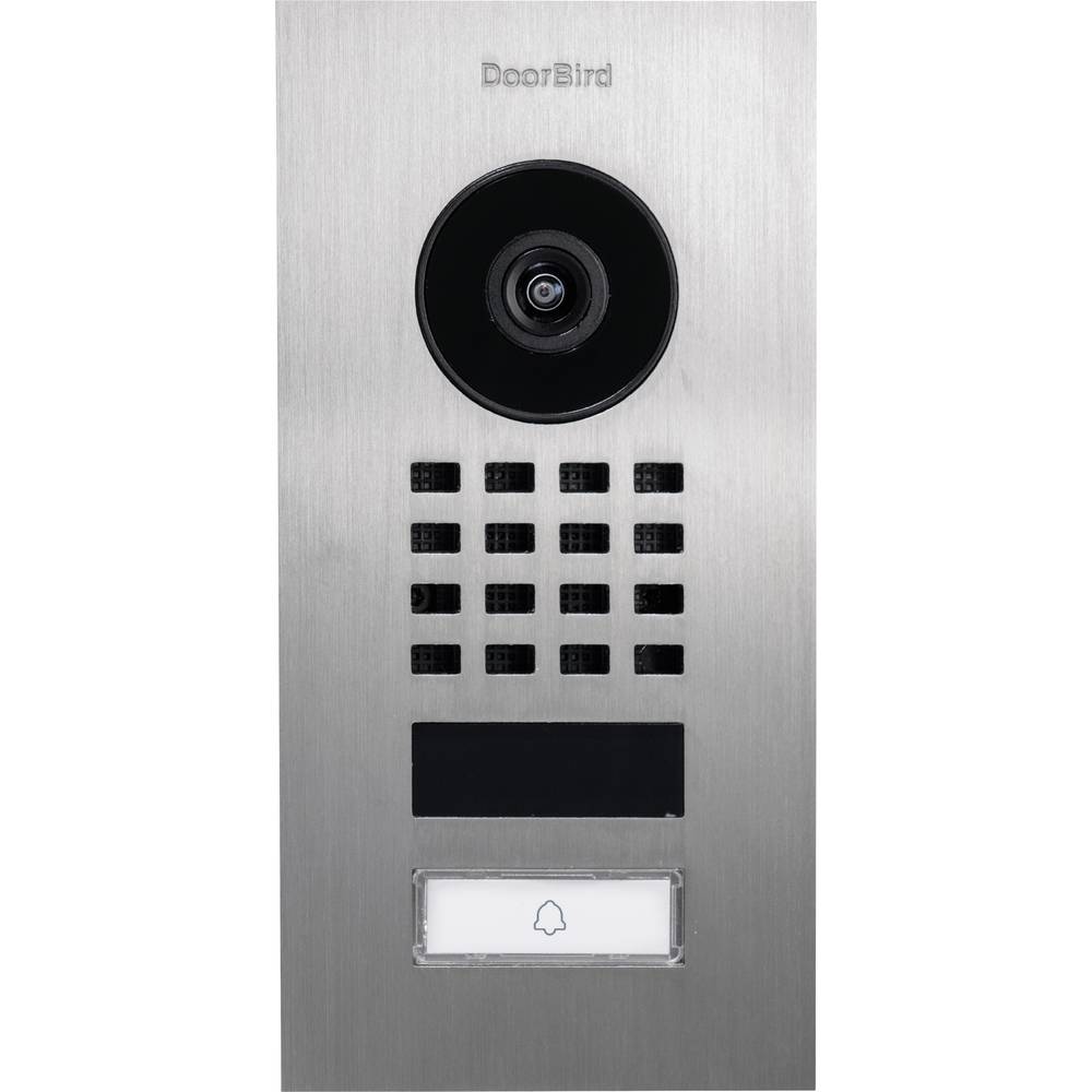 DoorBird D1101V Unterputz domovní IP/video telefon Wi-Fi, LAN venkovní jednotka Nerezová ocel V2A (s práškovým nástřikem