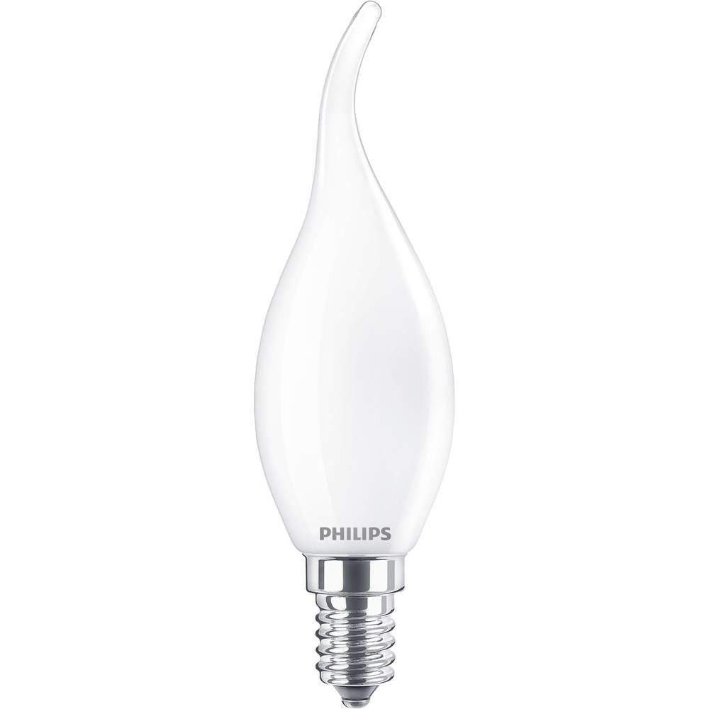 Philips Lighting 76293300 LED Energetická třída (EEK2021) E (A - G) E14 svíčkový tvar 2.2 W = 25 W teplá bílá (Ø x d) 3.