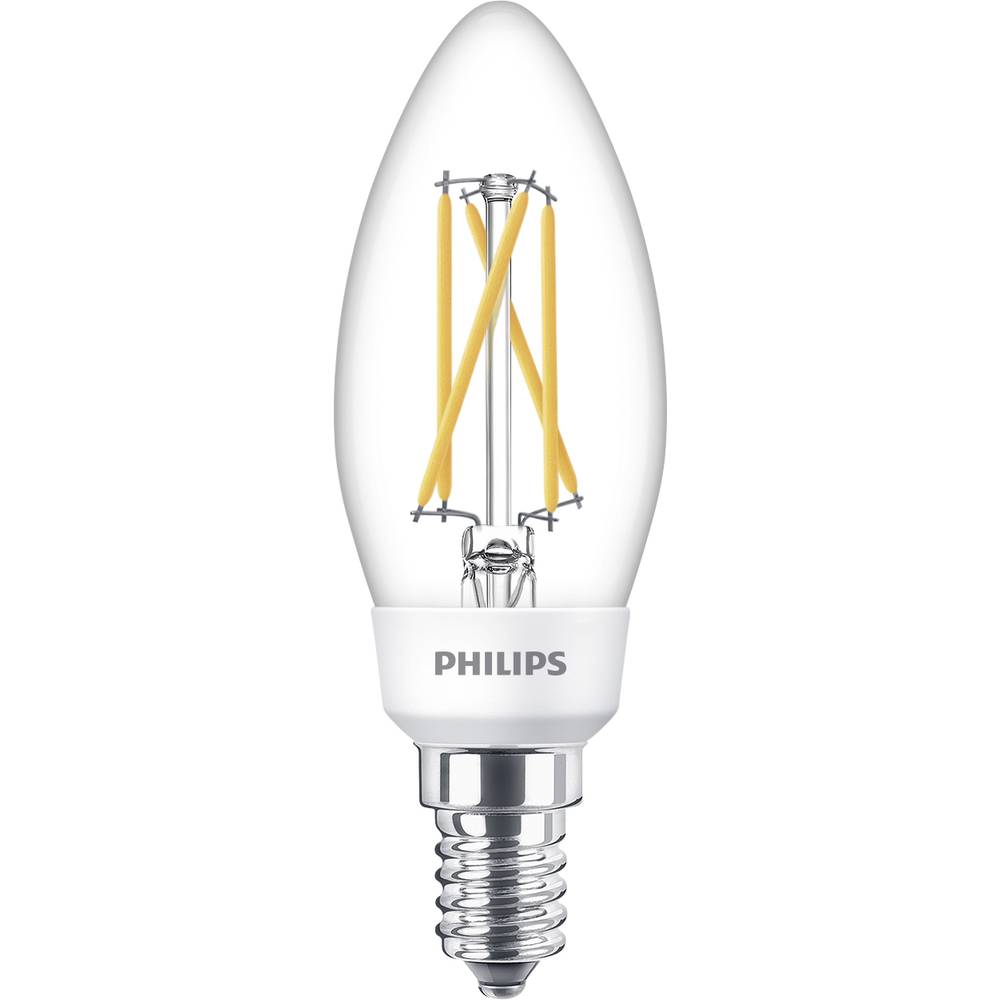 Philips Lighting 77215400 LED Energetická třída (EEK2021) F (A - G) E14 svíčkový tvar 5 W, 2.5 W, 1 W = 40 W, 18 W, 9 W