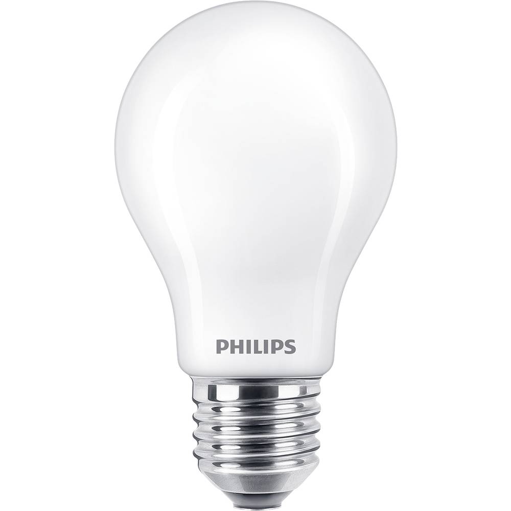 Philips Lighting 76333600 LED Energetická třída (EEK2021) E (A - G) E27 klasická žárovka 7 W = 60 W teplá bílá (Ø x d) 6