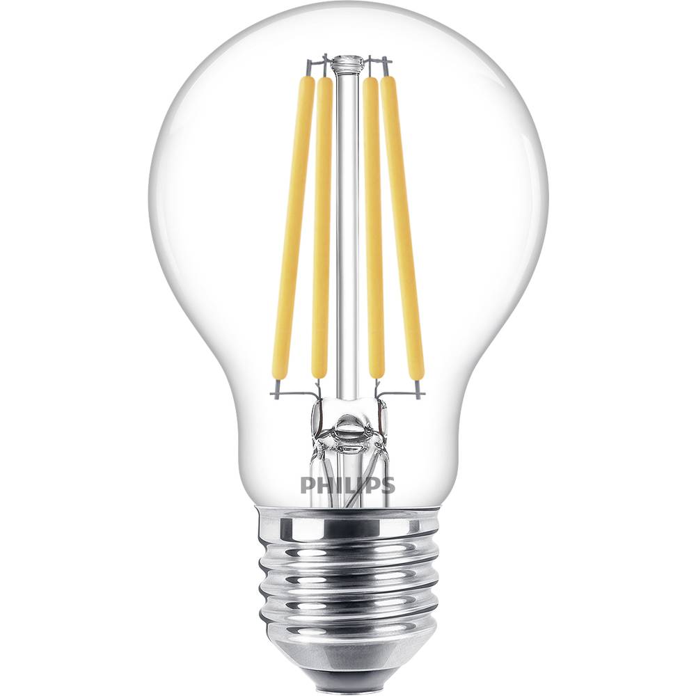 Philips Lighting 76301500 LED Energetická třída (EEK2021) D (A - G) E27 klasická žárovka 10.5 W = 100 W teplá bílá (Ø x