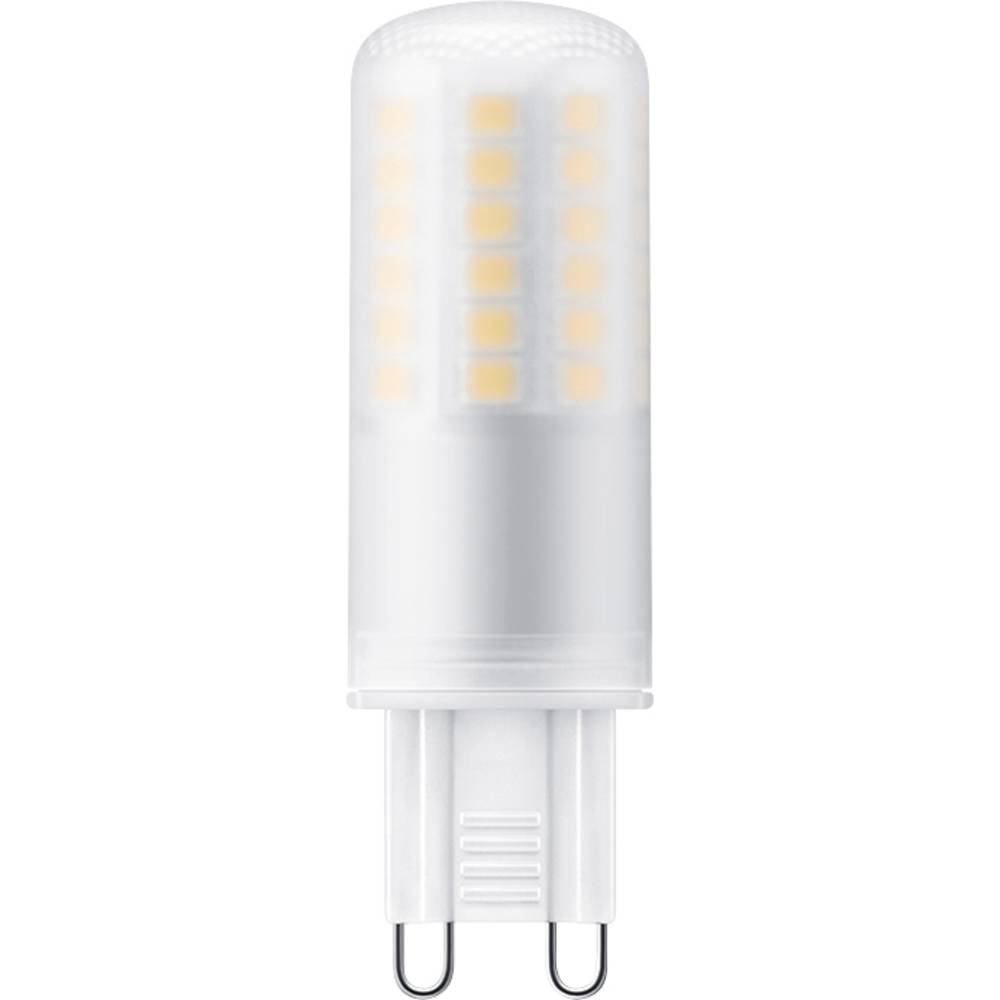 Philips Lighting 77407300 LED Energetická třída (EEK2021) E (A - G) G9 pinová objímka 4.8 W = 60 W teplá bílá (Ø x d) 1.
