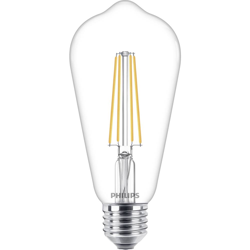 Philips Lighting 76303900 LED Energetická třída (EEK2021) F (A - G) E27 speciální tvar 4.3 W = 40 W teplá bílá (Ø x d) 6