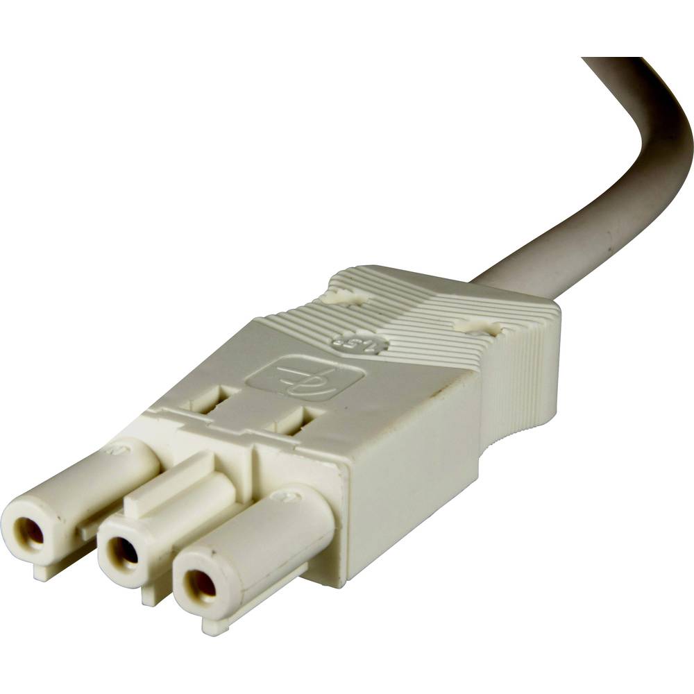 Adels-Contact 96595330 síťový připojovací kabel kabel s otevřenými konci - síťová zásuvka počet kontaktů: 2 + PE bílá 3.