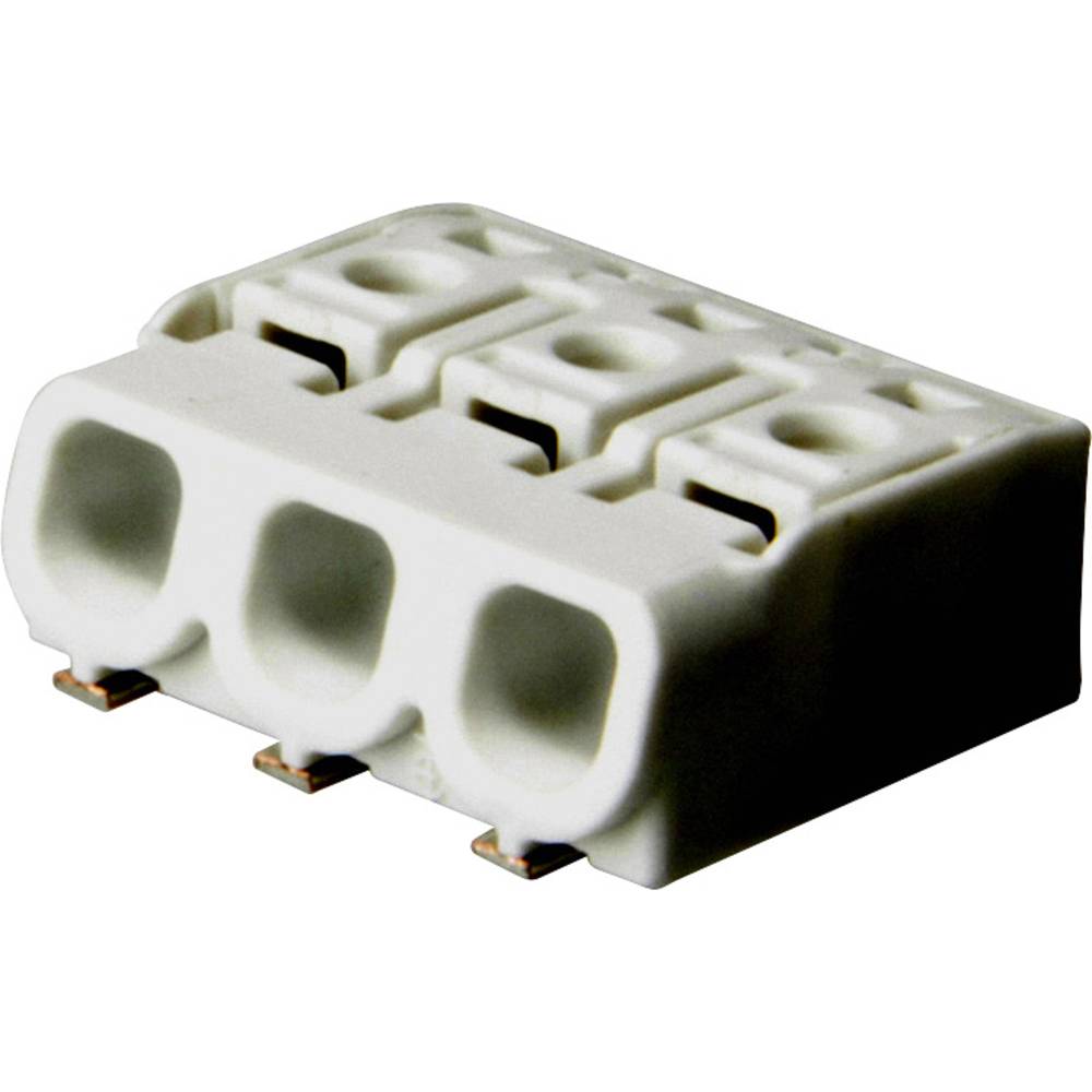 Adels-Contact 351403 svorka pro desky plošných spojů 2.5 mm² Pólů 3 bílá 250 ks