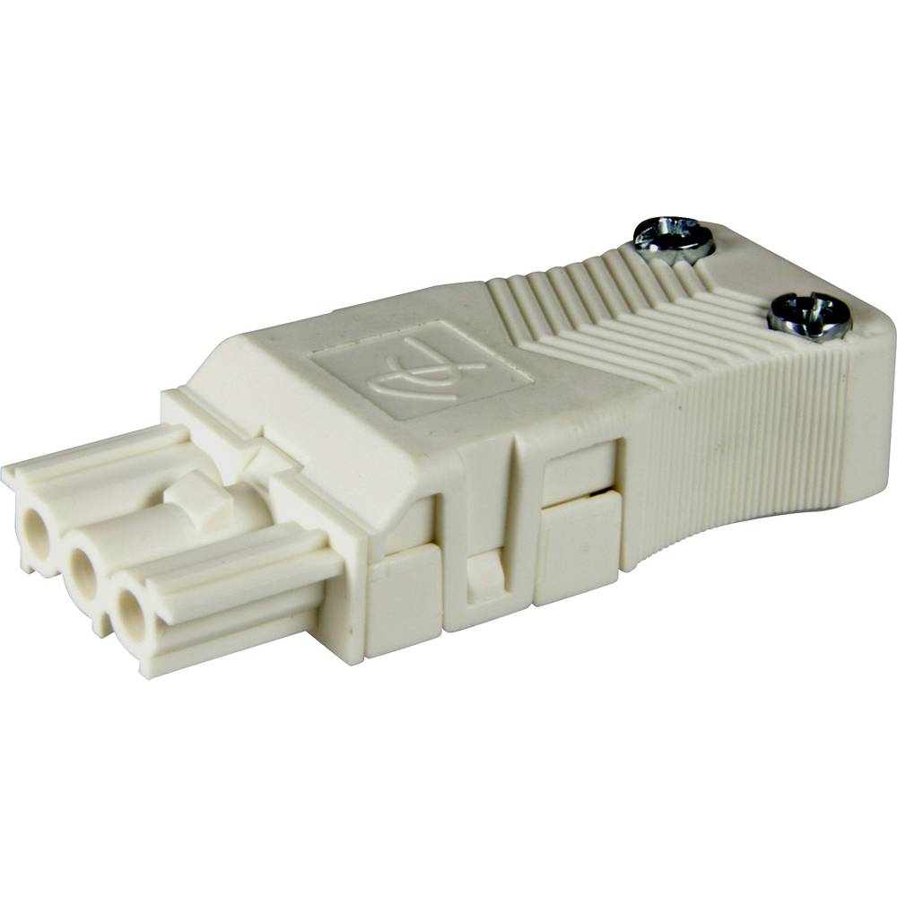 Adels-Contact 12599 síťový konektor zásuvka, rovná Počet kontaktů: 3 + PE 16 A bílá 200 ks