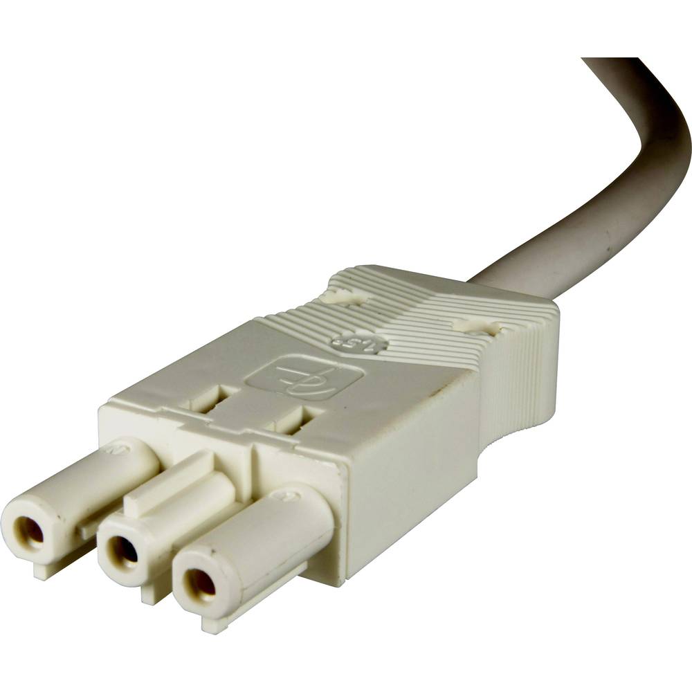 Adels-Contact 16625330 síťový připojovací kabel kabel s otevřenými konci - síťová zásuvka počet kontaktů: 2 + PE bílá 3.