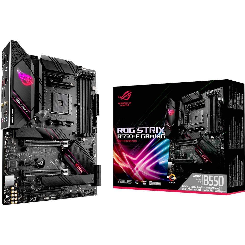 Asus ROG STRIX B550-E GAMING Základní deska Socket (PC) AMD AM4 Tvarový faktor ATX Čipová sada základní desky AMD® B550