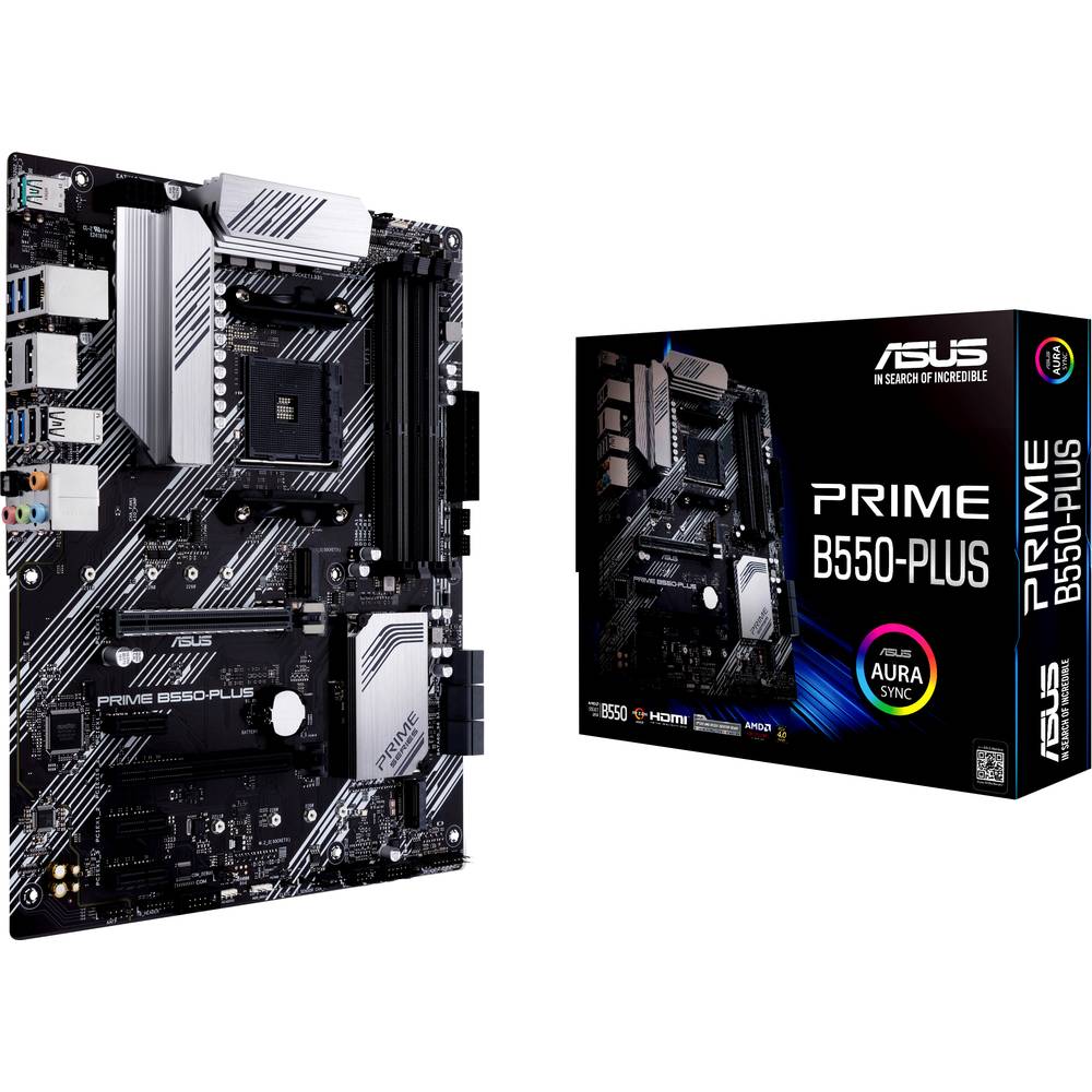 Asus PRIME B550-PLUS Základní deska Socket (PC) AMD AM4 Tvarový faktor ATX Čipová sada základní desky AMD® B550