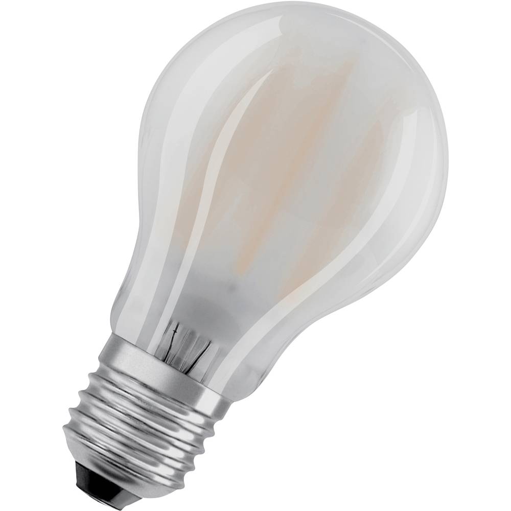 OSRAM 4058075303409 LED Energetická třída (EEK2021) E (A - G) E27 klasická žárovka 4 W = 40 W studená bílá (Ø x d) 60 mm