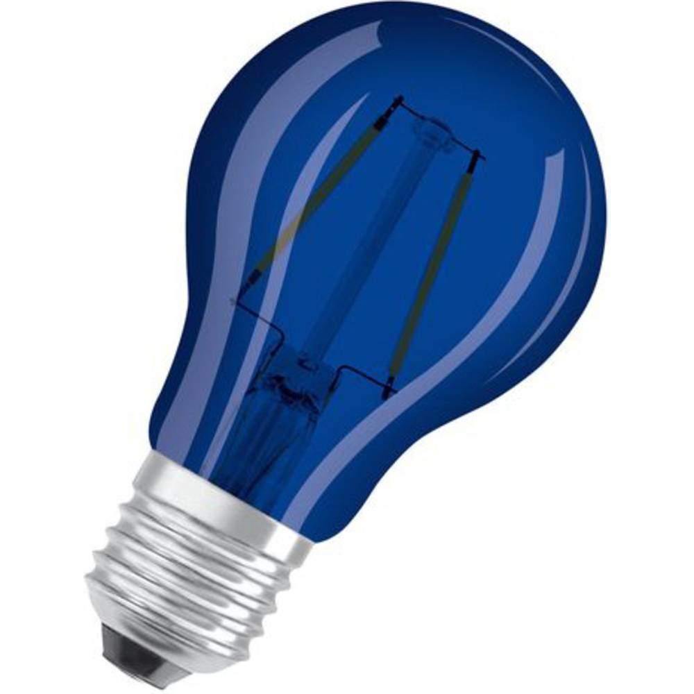 OSRAM 4058075434004 LED Energetická třída (EEK2021) G (A - G) E27 klasická žárovka 2.5 W = 4 W modrá (Ø x d) 60 mm x 105