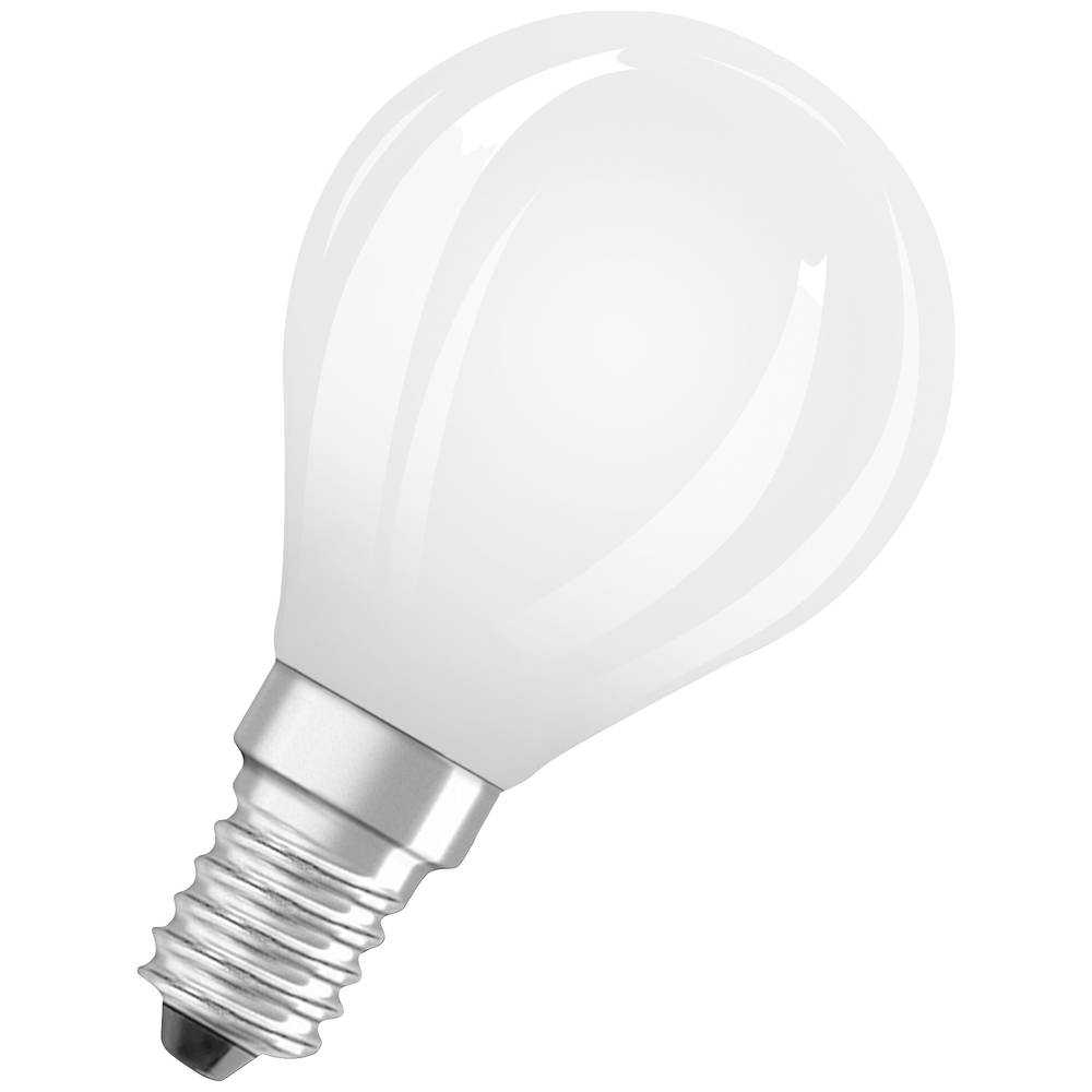 OSRAM 4058075434684 LED Energetická třída (EEK2021) D (A - G) E14 klasická žárovka 5.5 W = 60 W studená bílá (Ø x d) 45